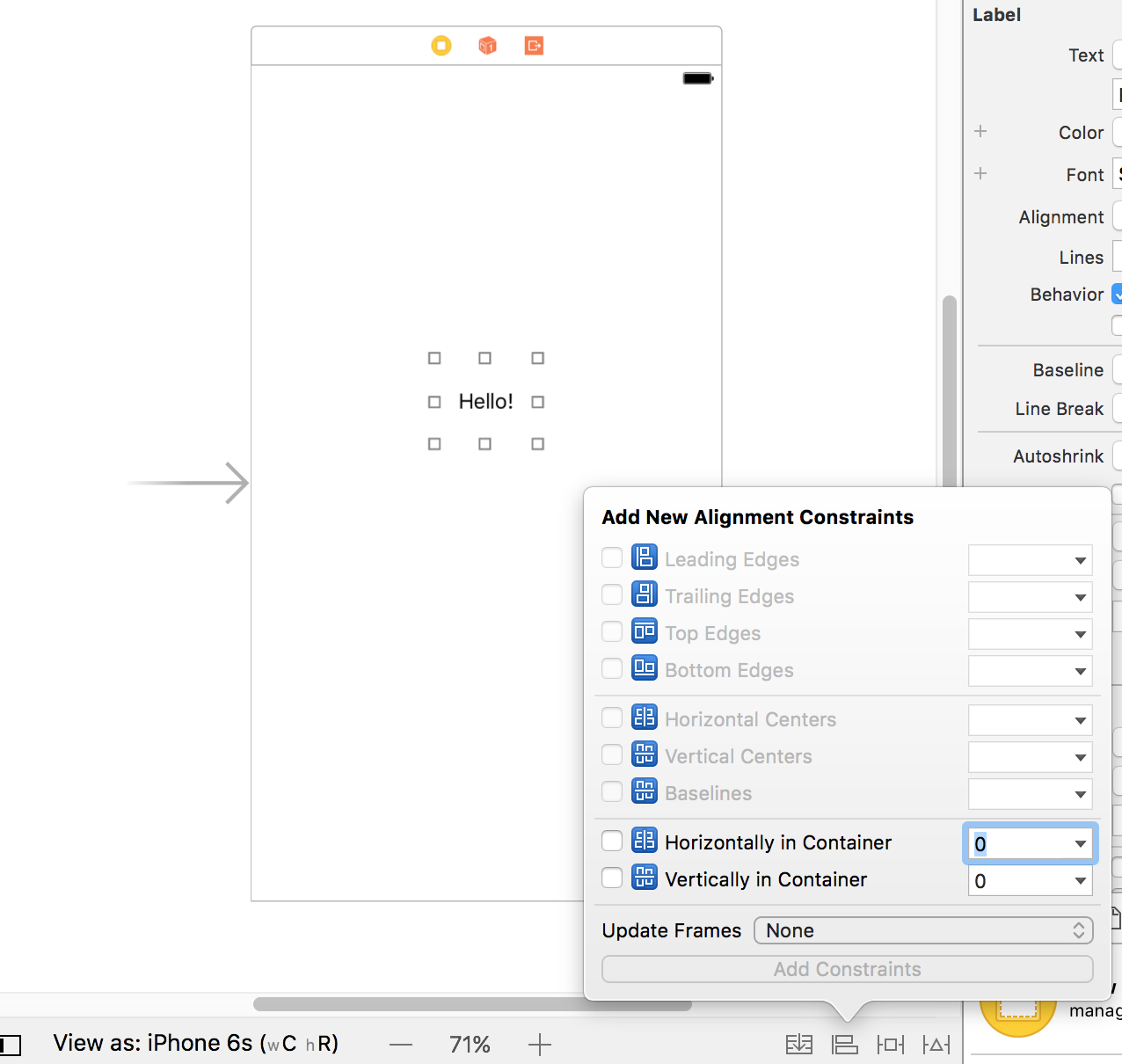 Using Autolayout in Xcode - Siphor