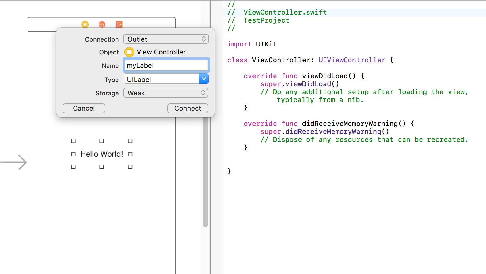 IBOutlets in Swift - Siphor