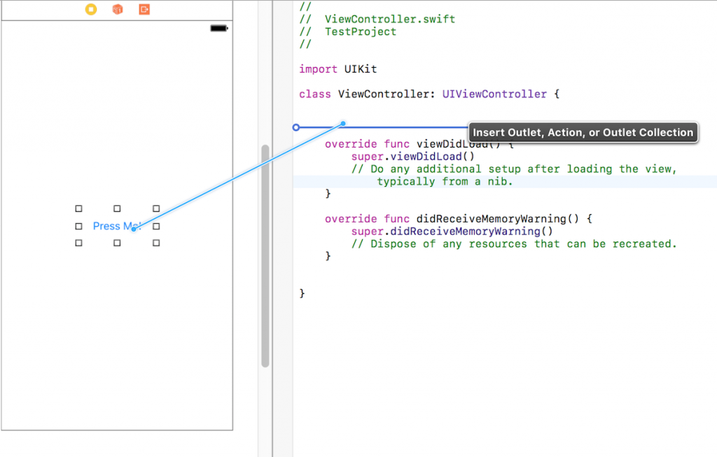 IBActions in Swift - Siphor