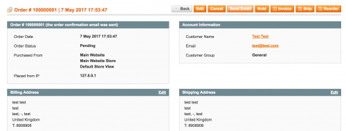 Viewing Magento Order Emails on your Local Environment