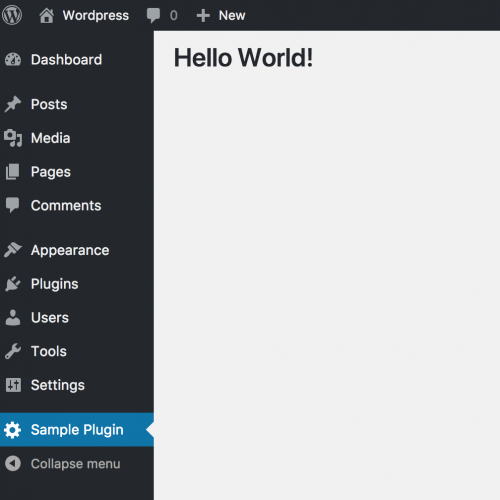 Create a WordPress Plugin